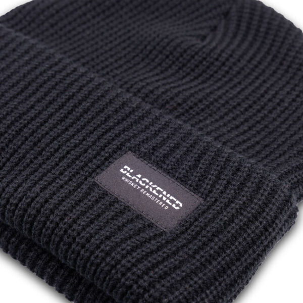 Blackened Whiskey Logo Badge Cuffed Beanie