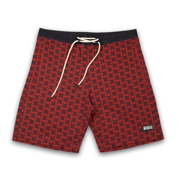 Ninja Star Boardshorts (MAROON)