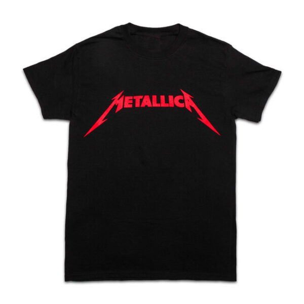 Red Metallica Logo T-Shirt