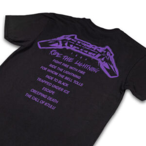 Ride The Lightning Anniversary Tracklist T-Shirt