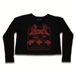 WOMEN'S Master of Puppets Crop Long-Sleeve Shirt