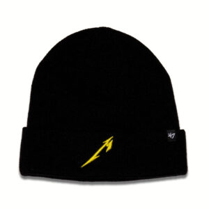 Yellow M Logo Cuffed Beanie